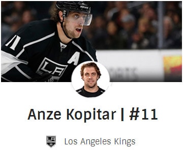 Anze Kopitar jerseys